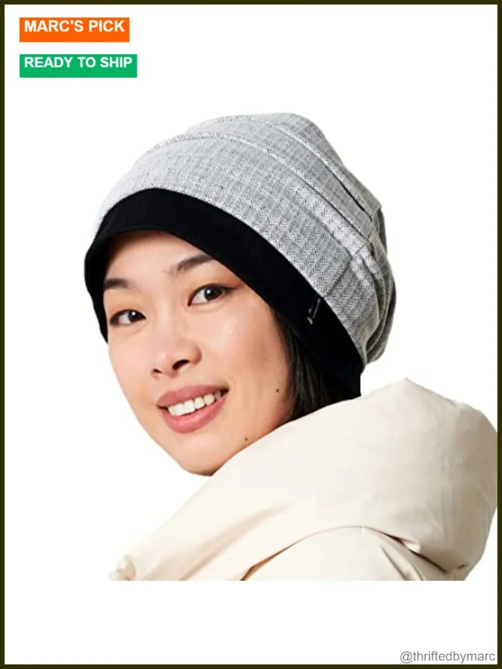Slouchy Beanie Cotton Oversized Hipster Hat Surfer Knit Unisex